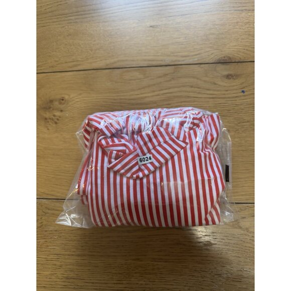 Woman Within Shirt Size 4X  Scoop Neck-Embroidered 34/36 Striped Career Beach - Picture 8 of 8